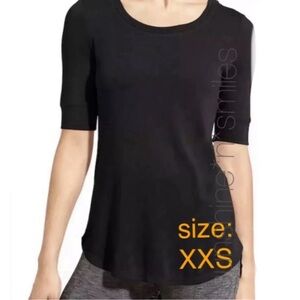Athleta BREEZY Scoop Neck Tunic-Style Tee Top XXS